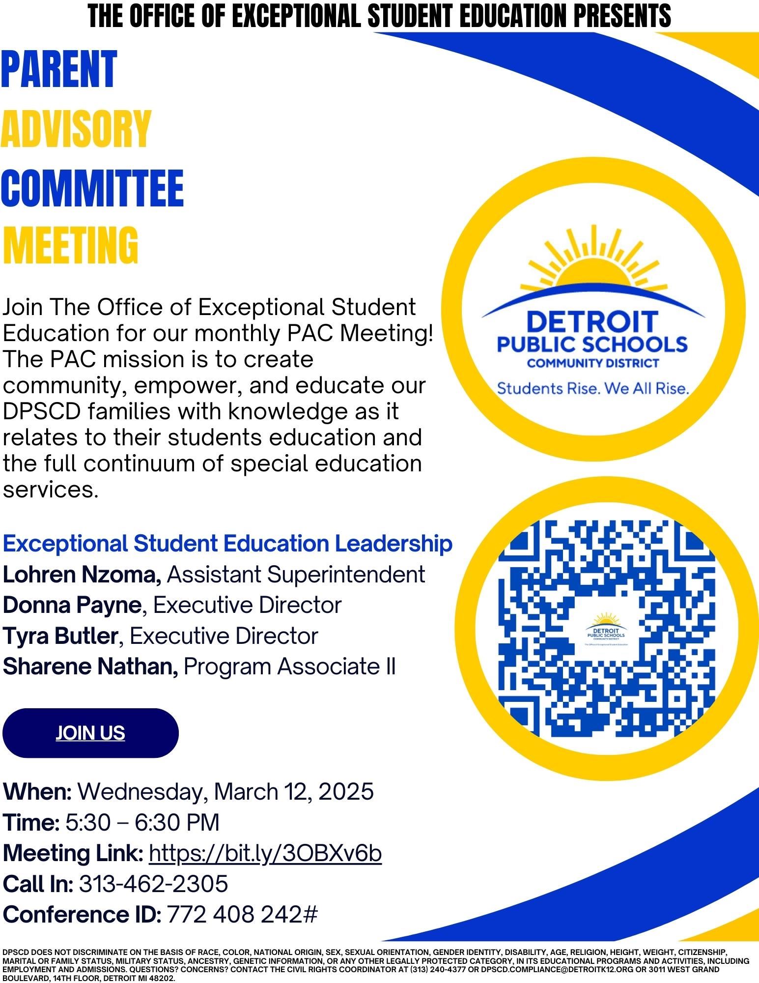 ESE PAC 2025 Meeting